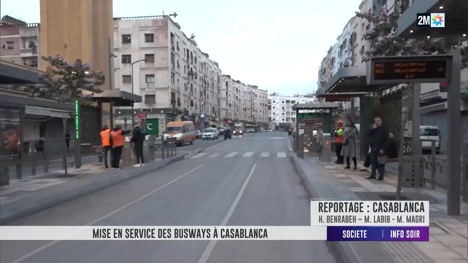 Mise En Service Commerciale Des Deux Busway De Casablanca Reportage